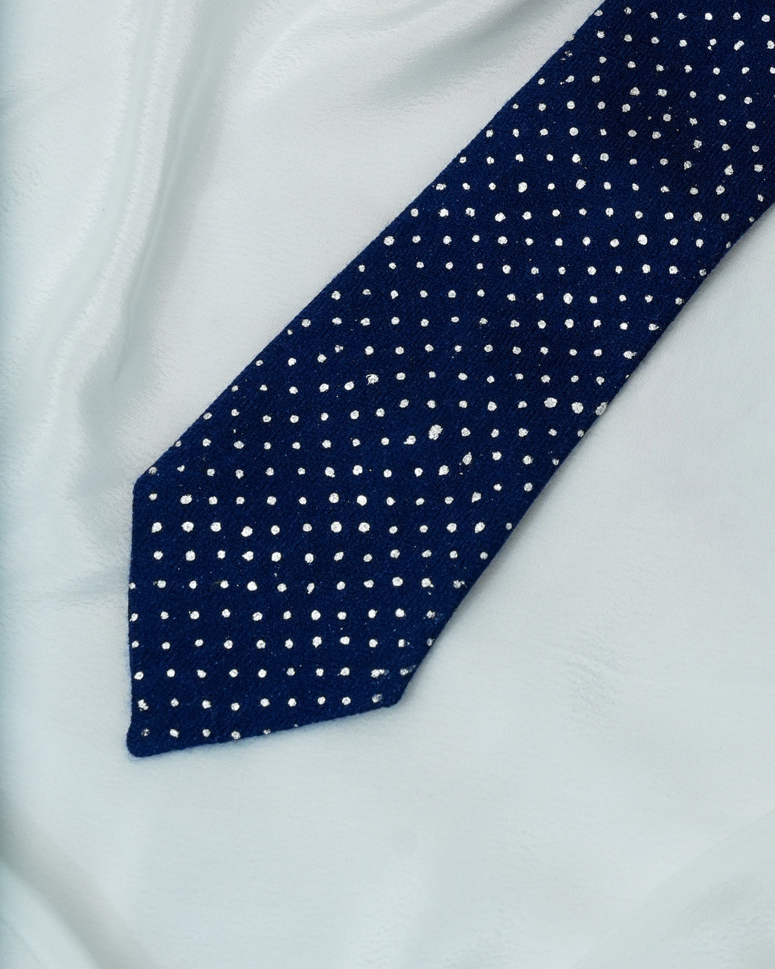 Pure Pashmina Blue Tie & Pocket Square Set