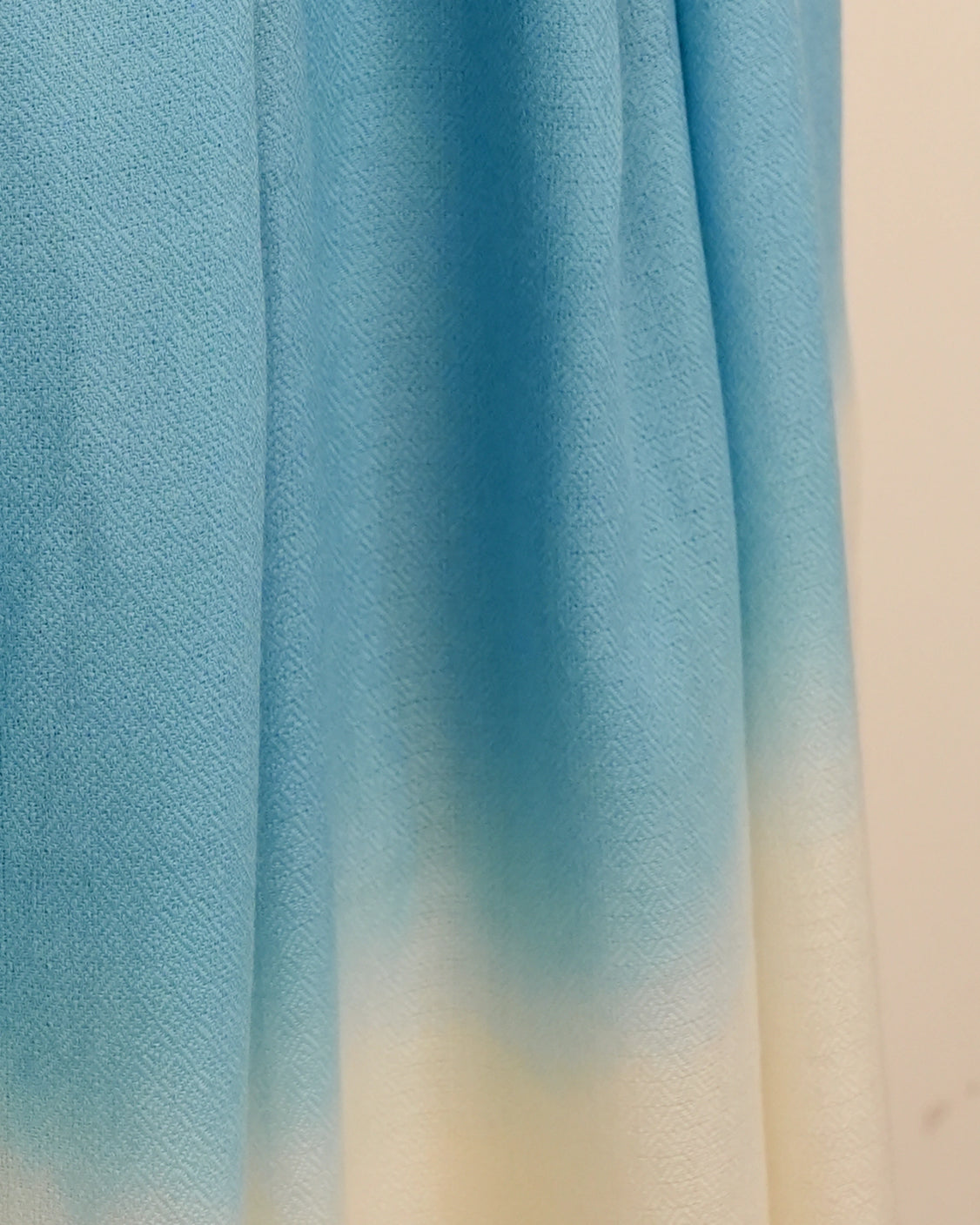 Purple And Blue Ombre Pure Pashmina Scarf
