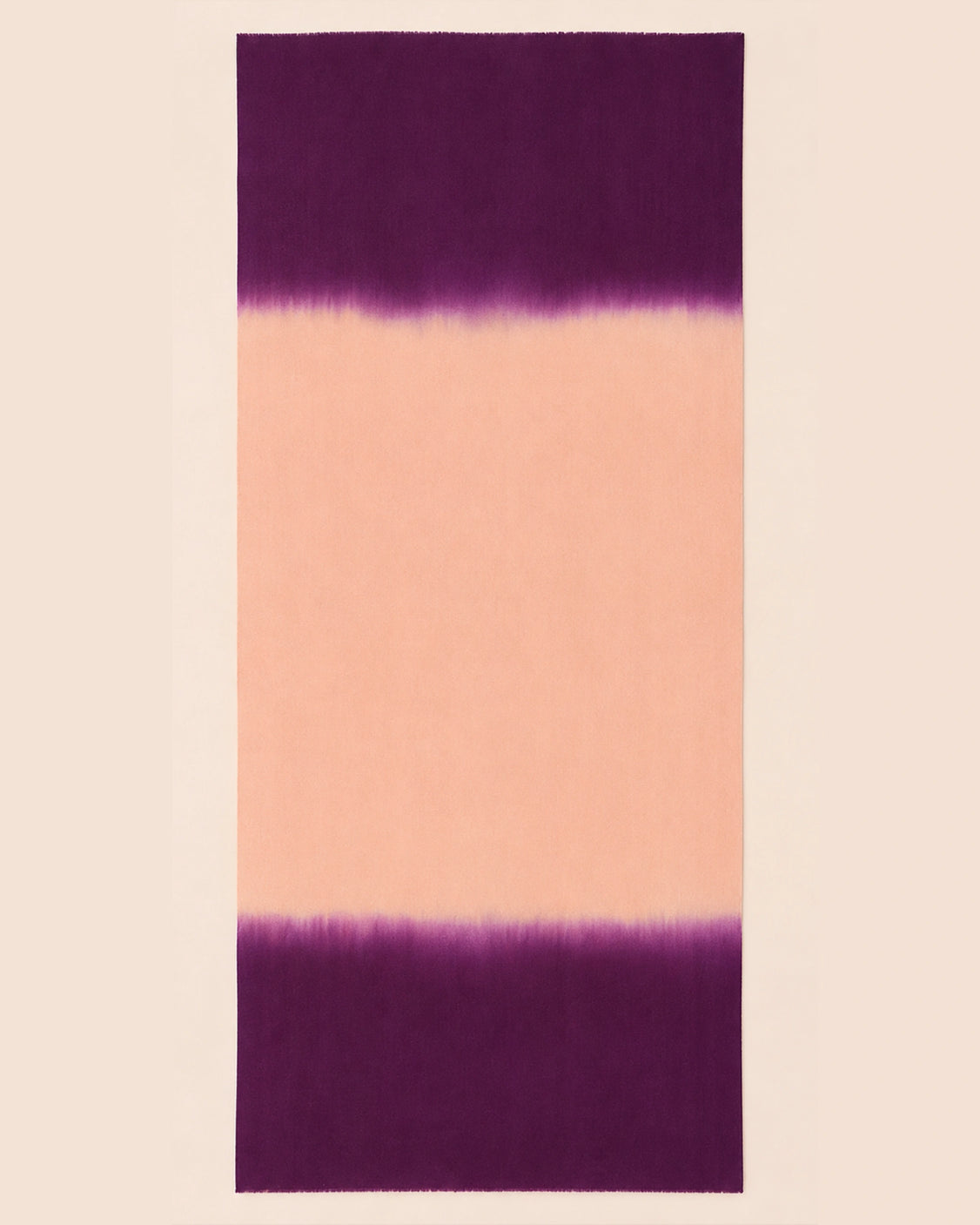 Purple And Pink Ombre Fine Wool Scarf
