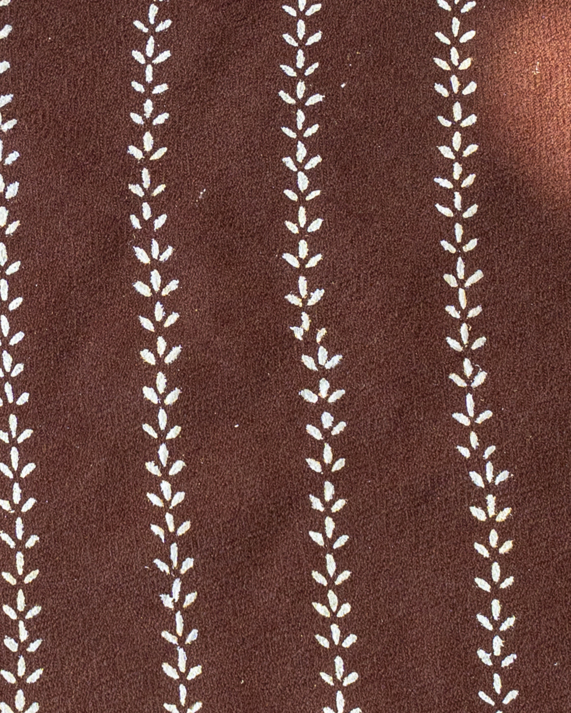 Brown Silver Printed Pure Pashmina Tie & Pocket Square Set