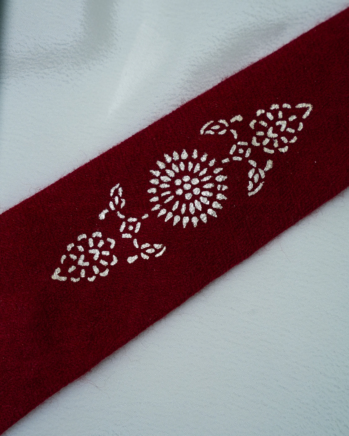 Pure Pashmina Maroon Tie & Pocket Square Set