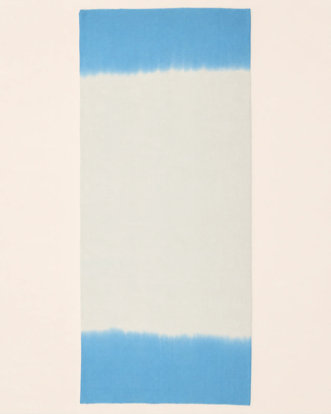 Blue Ombre Fine Wool Scarf