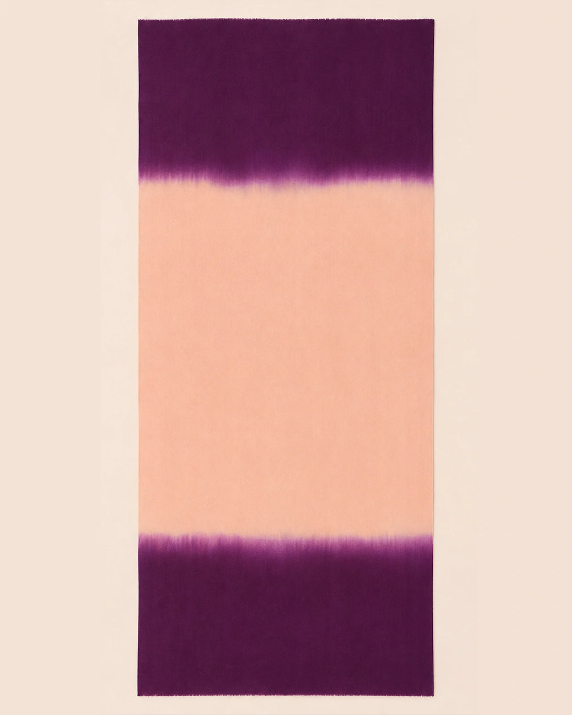 Purple And Pink Ombre Fine Wool Scarf