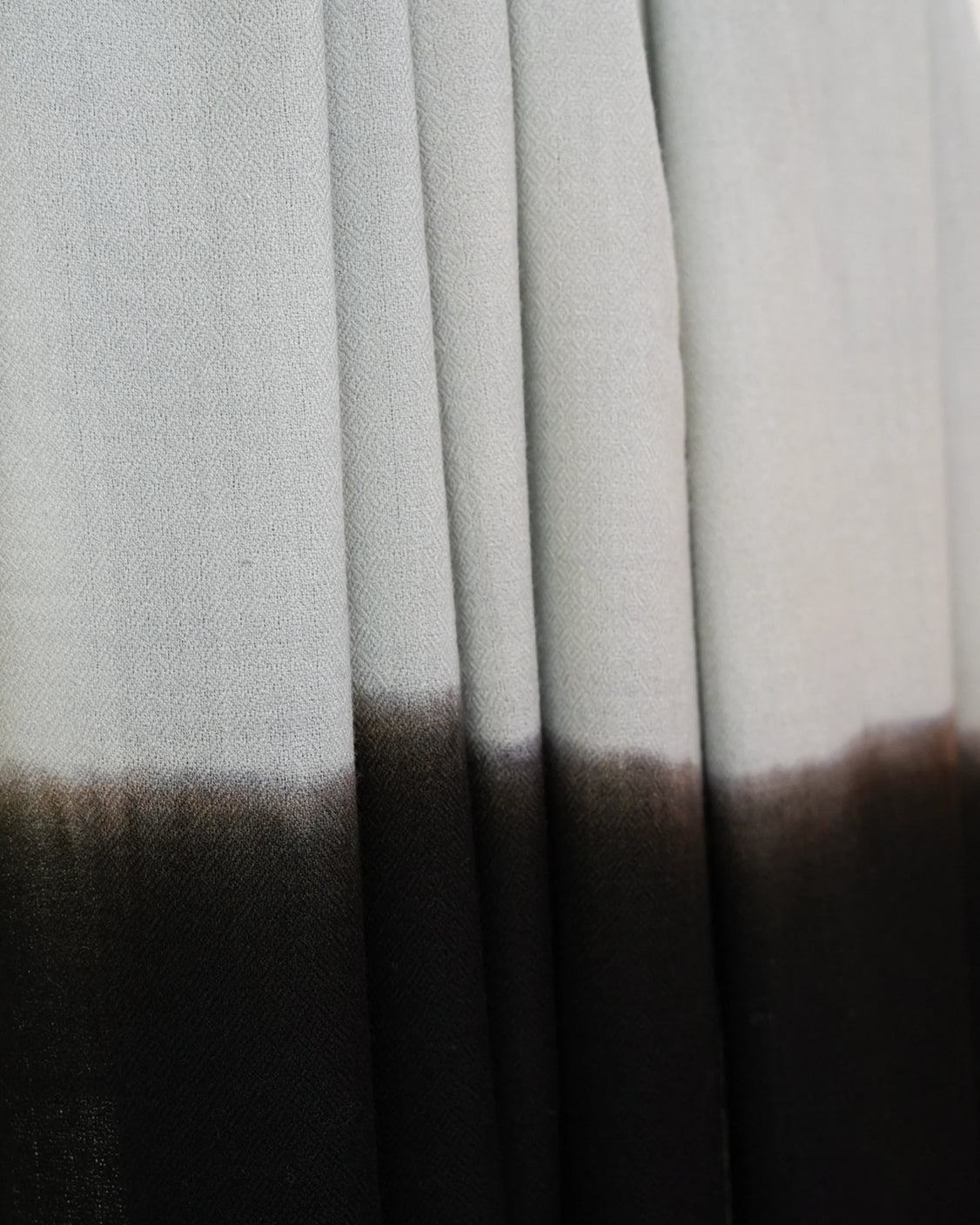 Black Ombre Pure Pashmina Scarf