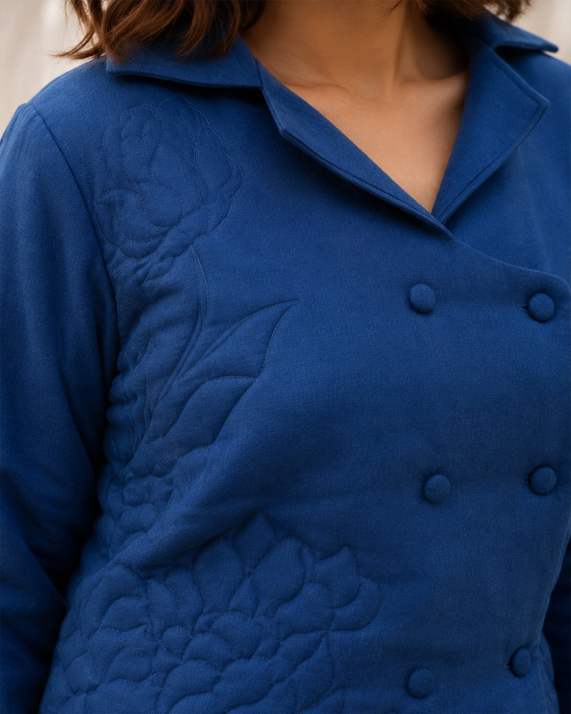 Midnight Garden - Deep Indigo Fine Wool Set