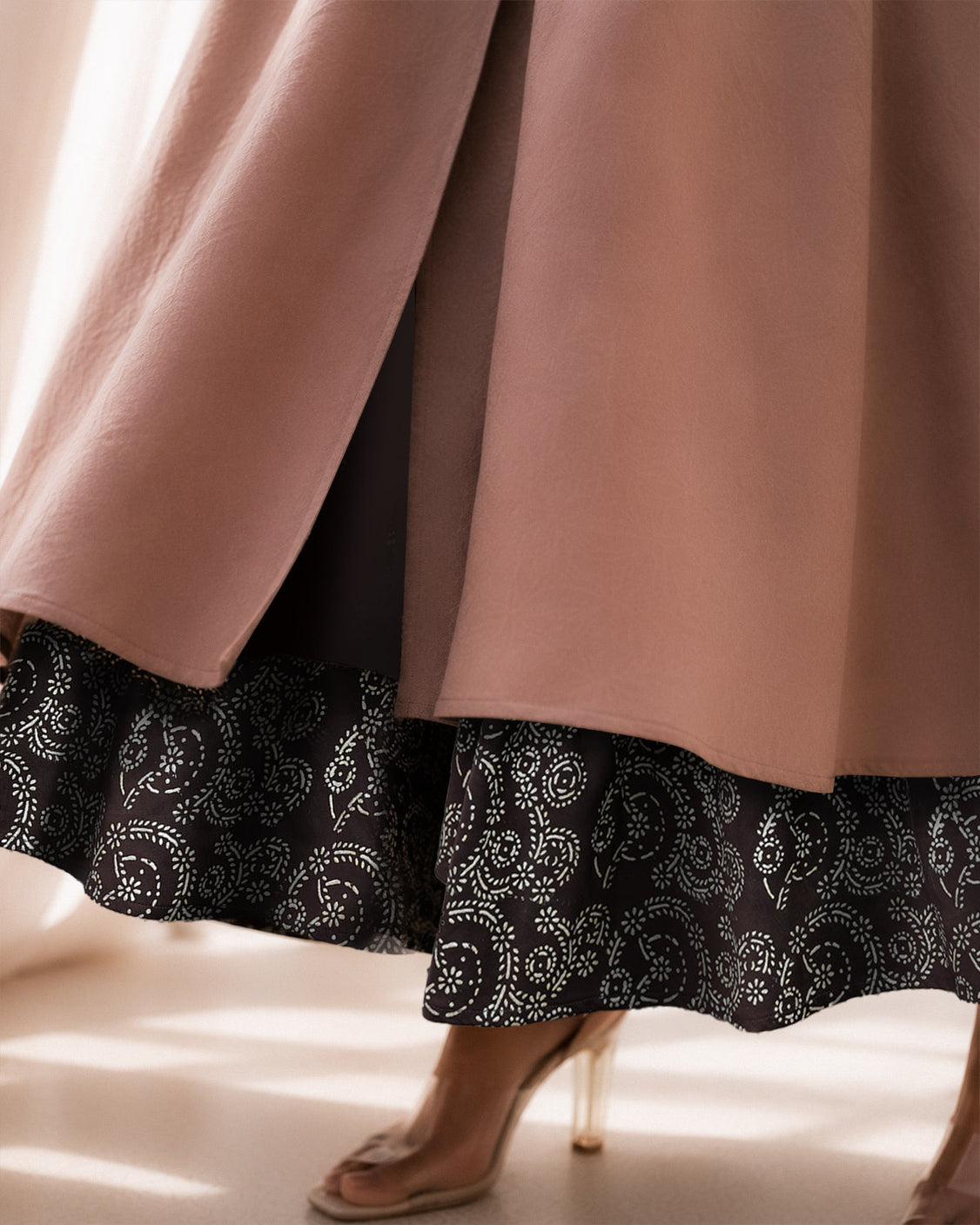 Fallen Leaves - Warm Brown Fine Wool Set
