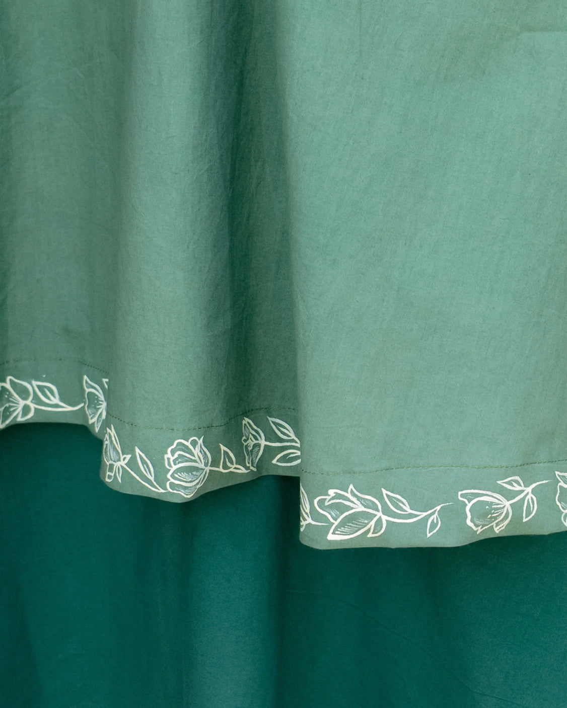 Moss & Mint Handpainted Layered Cotton Dress